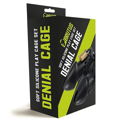 Denial Silicone Chastity 2 Cage Set by Brutus - Male Chastity