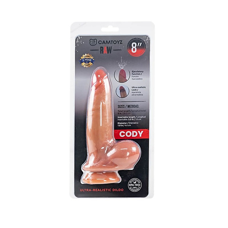 Ultra Realistic Squirting Dildo Cody by CamToyz - Realistic Dildos