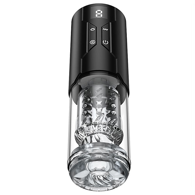 Valerian LCD Thrusting, Vibrating and Rotating Masturbator - Masturbators and Strokers