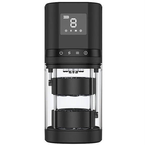 Maximus LCD Auto Thrusting and Vibrating Masturbator - Masturbators and Strokers