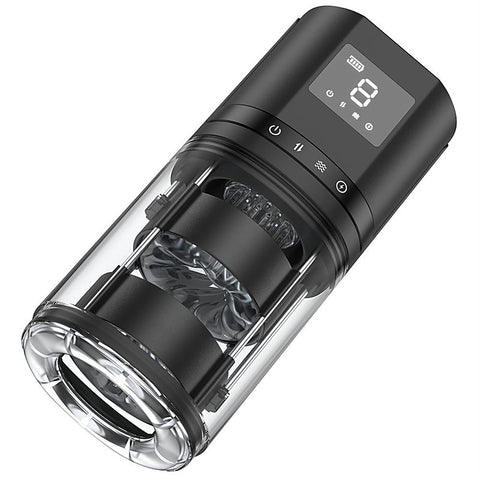 Maximus LCD Auto Thrusting and Vibrating Masturbator - Masturbators and Strokers