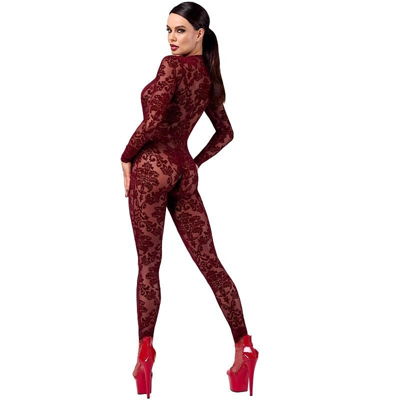 Kink Royal V Neck Catsuit Bodysuit by Noir Handmade - Teddies and Bodysuits