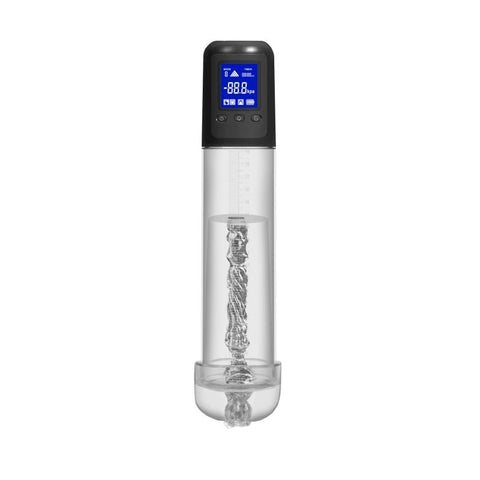 Smart Rechargeable LCD Penis Pump w/ Sleeve and Donut - Penis Pumps And Stretchers
