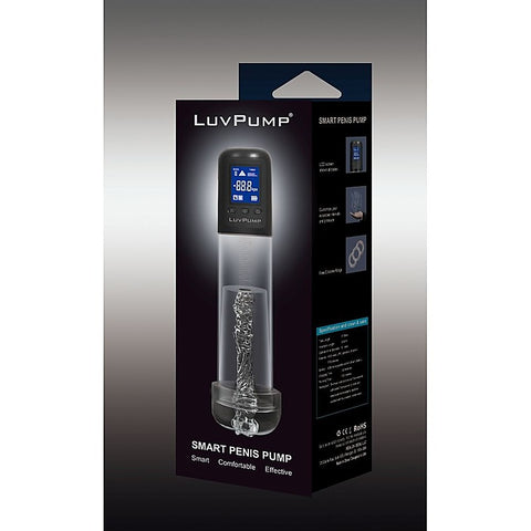 Smart Rechargeable LCD Penis Pump w/ Sleeve and Donut - Penis Pumps And Stretchers