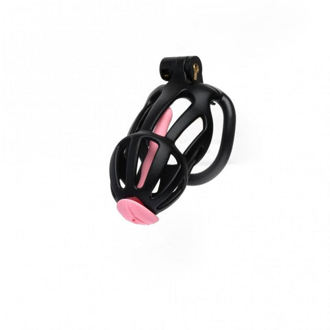 Centurion Size 2 Cock Cage with Pussification Plug - Male Chastity