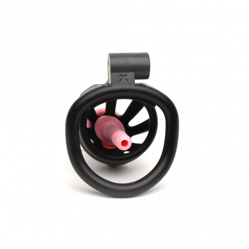Centurion Size 2 Cock Cage with Pussification Plug - Male Chastity