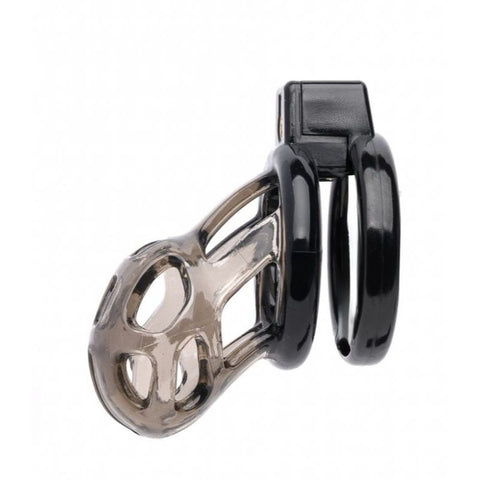 Gladiator Size 1 Soft Cock Cage with Pussification Plug - Male Chastity