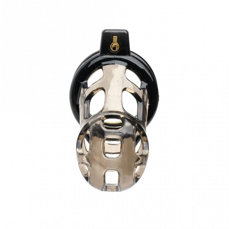 Gladiator Size 1 Soft Cock Cage with Pussification Plug - Male Chastity