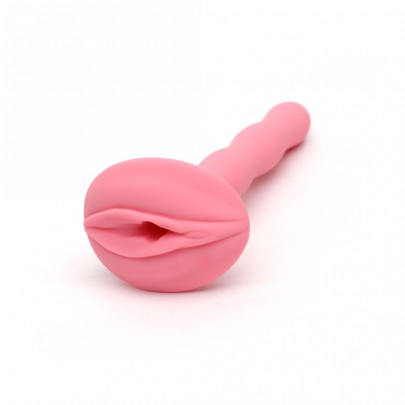 Gladiator Size 1 Soft Cock Cage with Pussification Plug - Male Chastity
