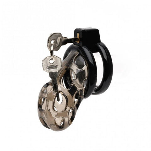 Gladiator Size 1 Soft Cock Cage with Pussification Plug - Male Chastity