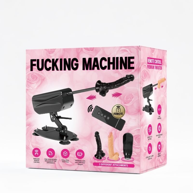 Deluxe Sex Machine with Remote Control and Accessories - Sex Machines