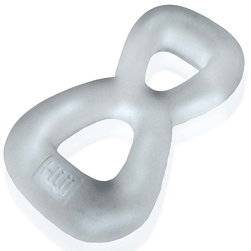 Boomerang Double Cockring Ball Stretcher by Hunkyjunk - Ball Stretchers and Crushers