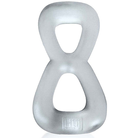 Boomerang Double Cockring Ball Stretcher by Hunkyjunk - Ball Stretchers and Crushers