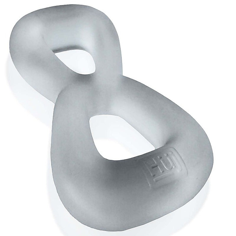 Boomerang Double Cockring Ball Stretcher by Hunkyjunk - Ball Stretchers and Crushers