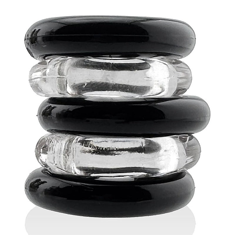 Jacker Stack Strong Cock Ring by Hunkyjunk - Cock Ring Sets