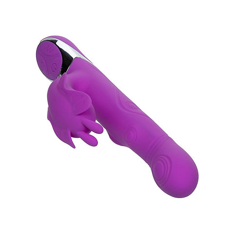 Enchanted Throbbing Butterfly Rabbit Vibrator by CalExotics - Rabbit Vibrators