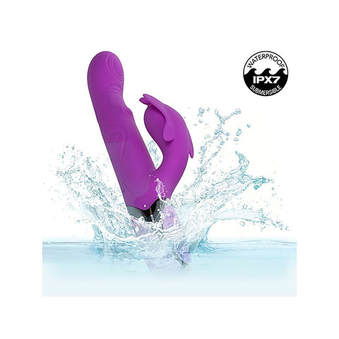 Enchanted Throbbing Butterfly Rabbit Vibrator by CalExotics - Rabbit Vibrators