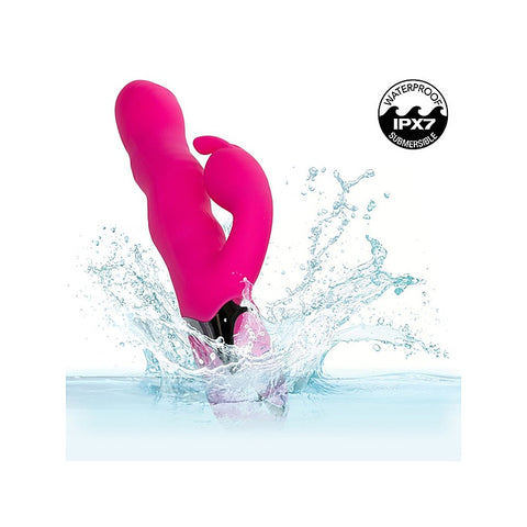 Enchanted Wave Action Bunny Rabbit Vibrator by CalExotics - Rabbit Vibrators