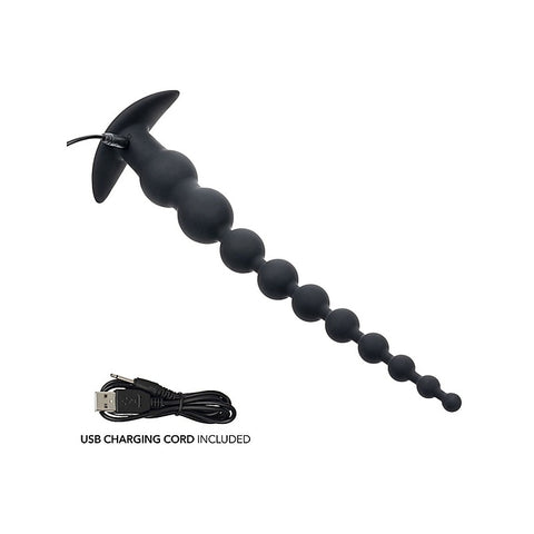 Rechargeable X-10 Power Anal Beads by California Exotics - Anal Beads and Balls