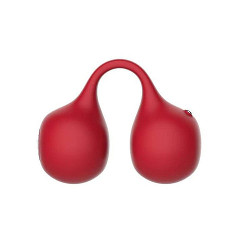 Snail TWINN Finger Vibrator Cherry NO APP by Svibe - Finger and Tongue Vibrators