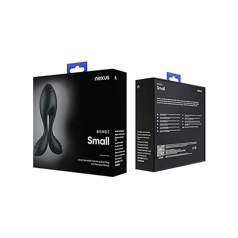 Bendz Bendable Vibrating Butt Plug Black by Nexus Sex Toys - Butt Plugs