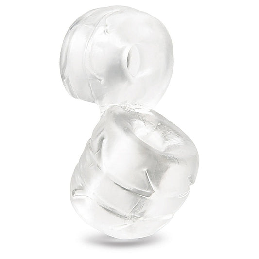 B-Vibe Strech-Tech Double Barrel Cock Ring & Ball Stretcher - Stretchy Cock Rings