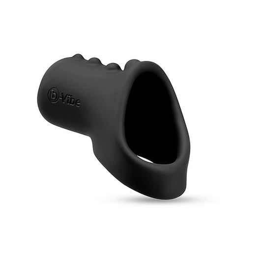 B-Vibe Flex Ring Shaft Silicone Cock Ring & Ball Stretcher - Stretchy Cock Rings