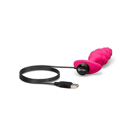Bump Texture Vibrating Butt Plug by B-Vibe - Butt Plugs