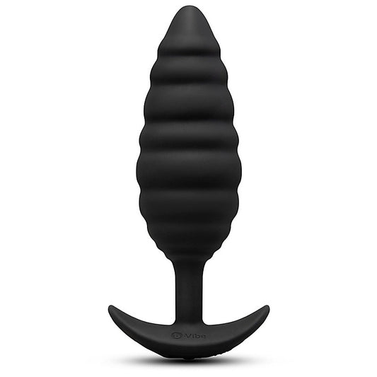 Twist Texture Vibrating Anal Plug by B-Vibe - Butt Plugs