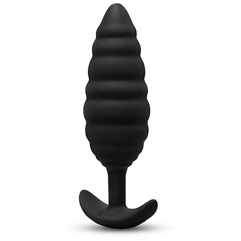 Twist Texture Vibrating Anal Plug by B-Vibe - Butt Plugs