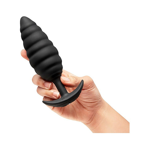 Twist Texture Vibrating Anal Plug by B-Vibe - Butt Plugs