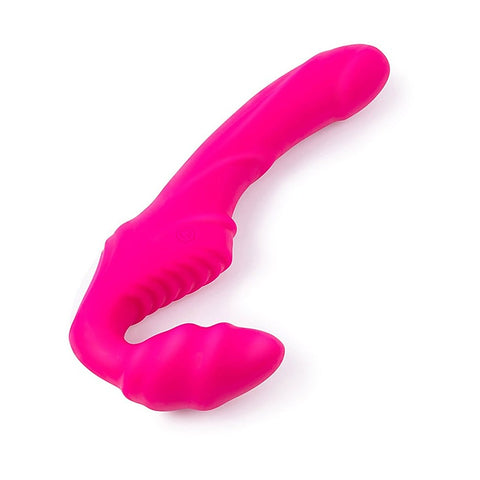 Remote Control Strapless Strap-On Vibrator by Together - Strap On Sextoys