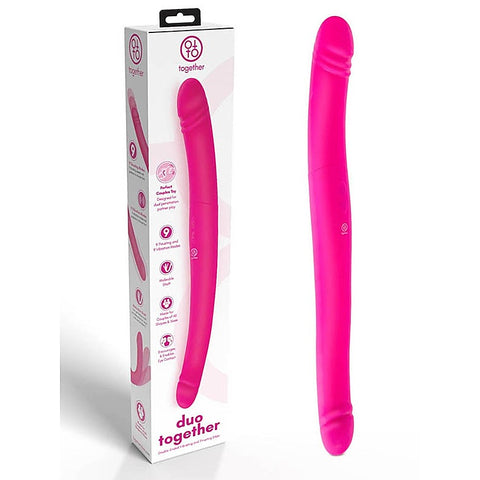Duo Double-Ended Vibrating Thrusting Dildo by Together - Vibrating Dildos