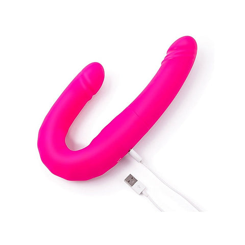 Duo Double-Ended Vibrating Thrusting Dildo by Together - Vibrating Dildos