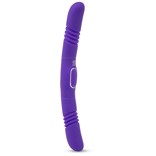Double Delight Vibrating and Thrusting Dildo by Together - Vibrating Dildos