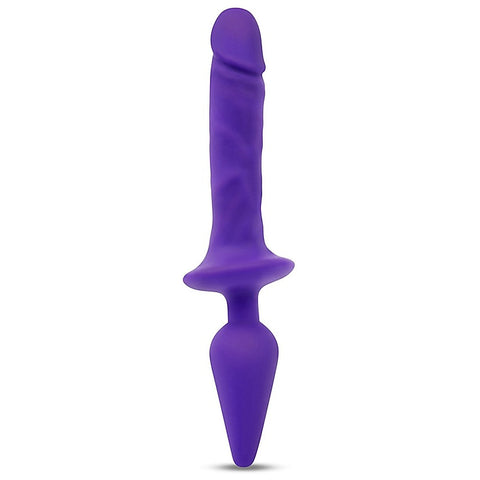 Double Pleasure Dual Ender Dildo and Butt Plug by Together - Vibrating Dildos