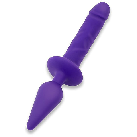 Double Pleasure Dual Ender Dildo and Butt Plug by Together - Vibrating Dildos