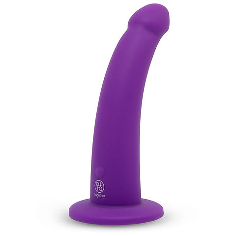 Tilt Vibrating Silicone Dildo Harness Set by Together - Strap On Sextoys