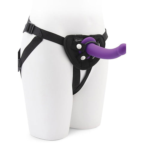 Tilt Vibrating Silicone Dildo Harness Set by Together - Strap On Sextoys