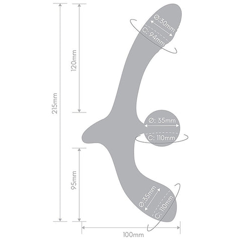 Double Tap Vibrating Strapless Strap-On Set by Together - Strap On Sextoys