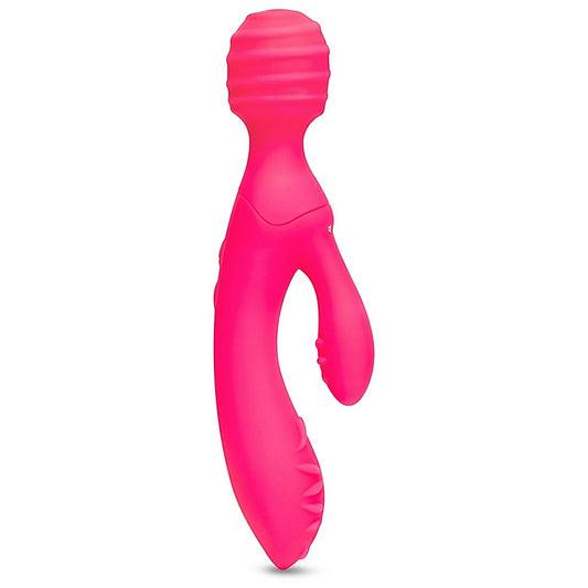 Tri Delight Dual-Ended Wand Rabbit Vibrator by Together - Rabbit Vibrators