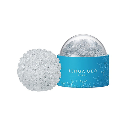 Geo Coral Textured Male Masturbator by Tenga - Masturbators and Strokers