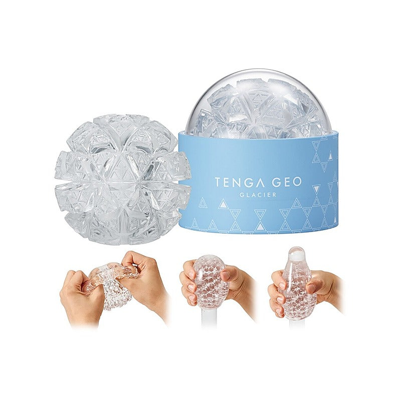 Geo Glacier Prism Textured Male Masturbator by Tenga - Masturbators and Strokers
