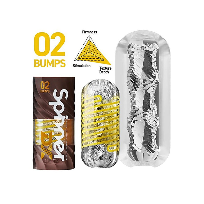Spinner Dx 02 Bumps Spinning Dome Stroker by Tenga - Masturbators and Strokers