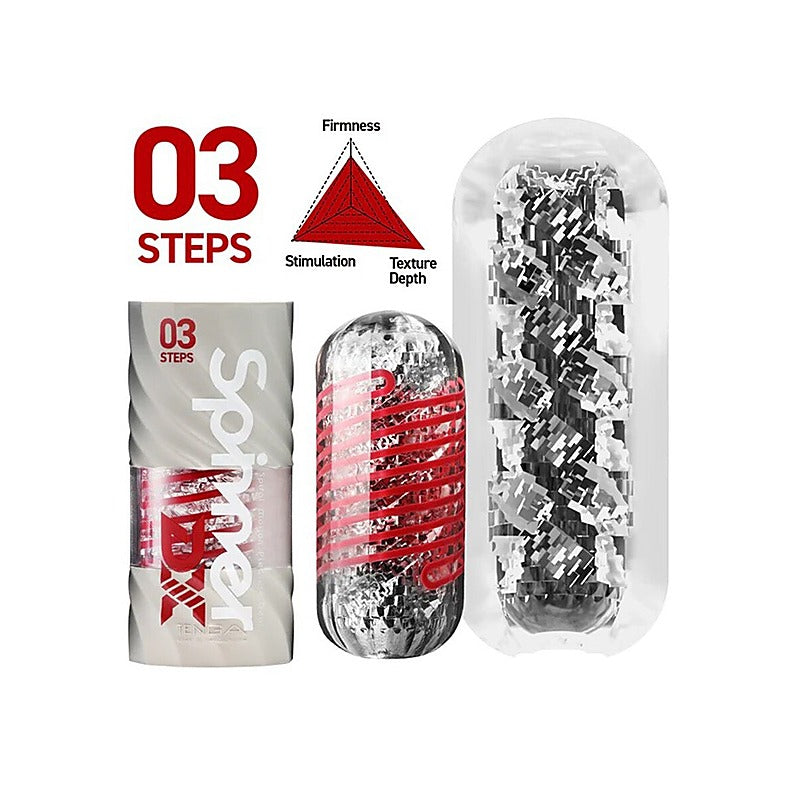 Spinner Dx 03 Steps Spiral Edge Stroker by Tenga - Masturbators and Strokers