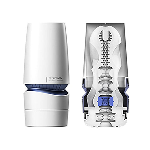 Aero Cobalt Ring 10 Level Vacuum Stroker by Tenga - Masturbators and Strokers