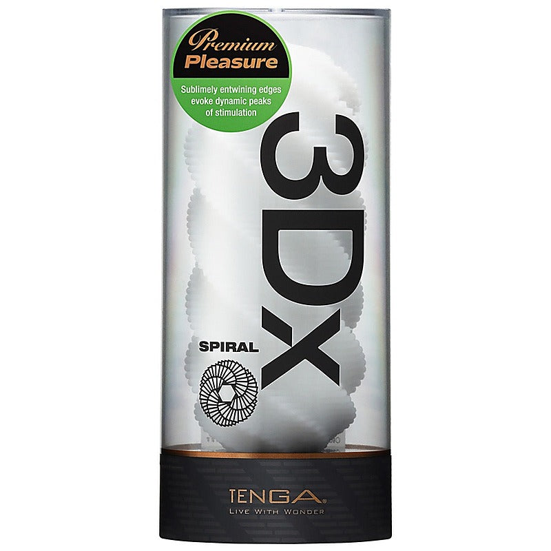 3Dx Spiral Reversible Twisting Stroker by Tenga - Masturbators and Strokers