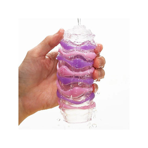 Arte Drape Dual Layer Textured Stroker by Tenga