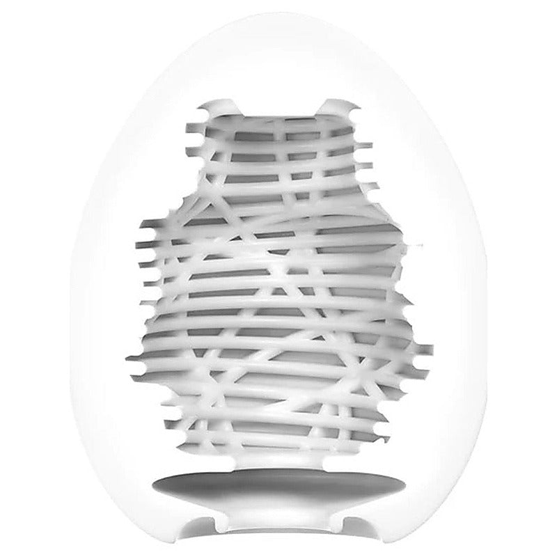 Egg Silky Fine Edge Textured Stroker by Tenga - Masturbators and Strokers