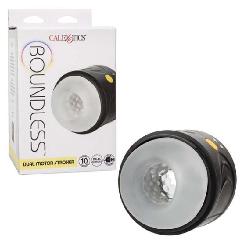 Boundless Dual Motor Vibrating Stroker by California Exotics - Masturbators and Strokers